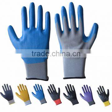 SunnyHope 2016 Hot Sale Nitrile Coated Garden Gloves photo-2