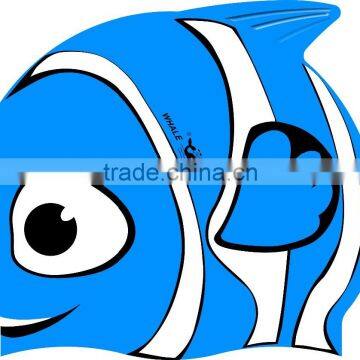 High Quality Shark Swimming Caps Colorful Baby Swim Cap Rubber Swim Cap for Youth photo-2