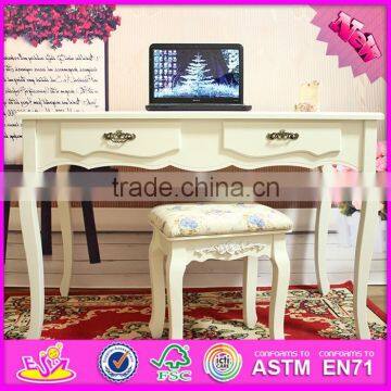 2016 Best Sale Luxurious Bedroom Table and Chair Wooden Vanity Furniture W08G191 photo-6