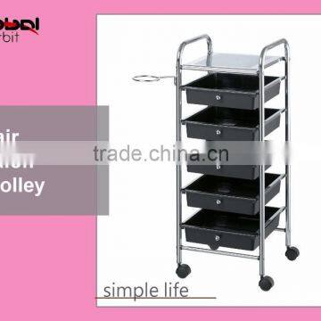 10 Tier Metal Wagon Organizer Cart Storage Plastic Drawer Cart Trolley photo-2