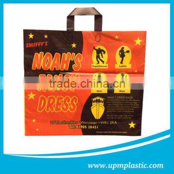 Biodegradable Eco-friendly Disposable Flexiloop Handle Retail Carrier Bag photo-2