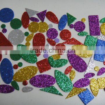 Glitter Eva Foam DIY Craft Fun Shapes, Glitters Foam Craft Shape Kits