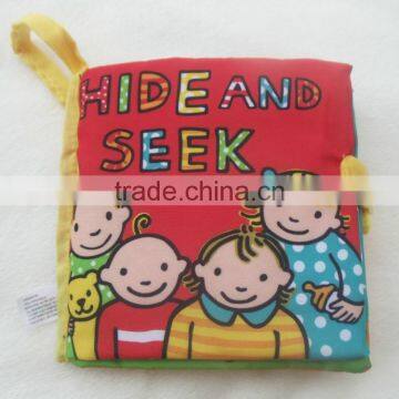 Hot Intelligence Development Cloth Cognize Hide and Seek Book Educational Toys For Kids Babys