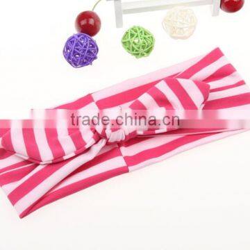 Fashion Rabbit Ears Headband Boutique Cotton Baby Headband Wholesale photo-2