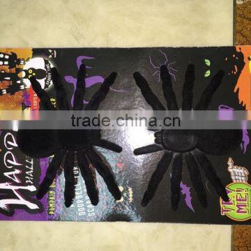 Realistic Design Black Plastic Insect Toy Halloween Big Spider