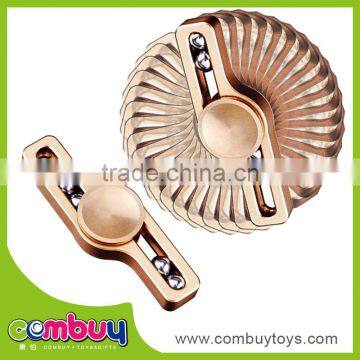 Hot selling double pointed brass fingertip gyroscope vision spinner