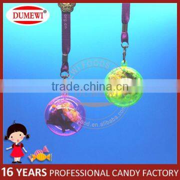 6CM Rainbow Ball Toy Plastic Balls With Small Toys and Candy photo-6