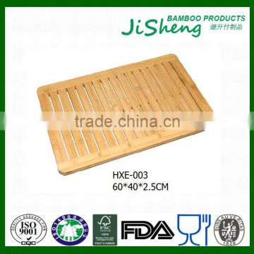 Moistureproof Anti-skidding Teak Bamboo Bath Floor Mat