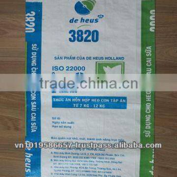 Animal feed packing PP woven bag
