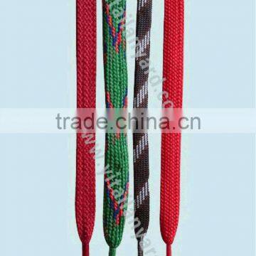 Polyester custom woven shoelace wholesale