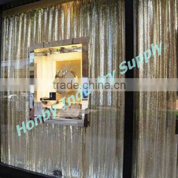 2017 CUSTOM Hanging Aluminum Mesh Fabric Curtain For Shop Window