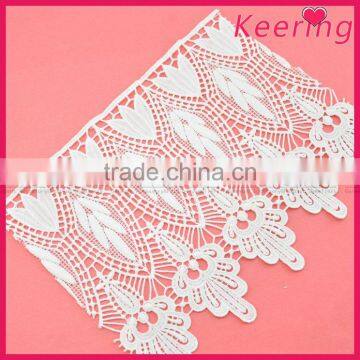 Keering new arrivel white flower different lace designs WLC-352