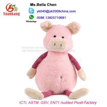 lovely custom toy stuffed animal pink plush pig toy