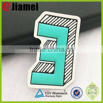 Custom Logo Printable Cute Cartoon Leather Stickers photo-4