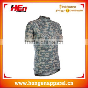 Hongen apparel popular grey camo cycling jersey except sample order bike jersey