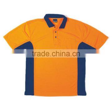 Polyester Quick Dry Fit Workwear T-shirt hi Vis S/S Sports Polo photo-2