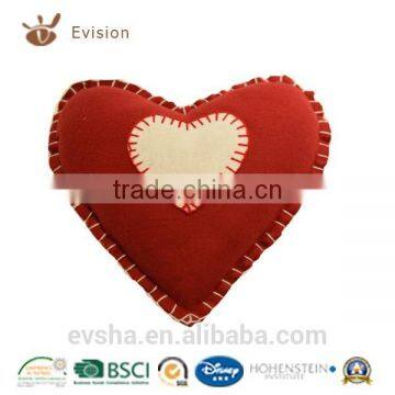 emoji pillow 2016 new design heart shaped cushion for decoration, hometextile cushions cover