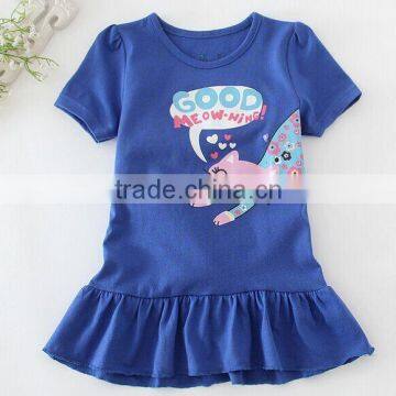 Eco-friendly cotton wellness baby t shirt with printed custom design