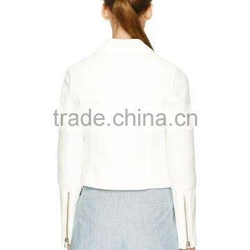 Hot Sale Lady Short Style Fitted Classic City Jacket Custom for Sale photo-2