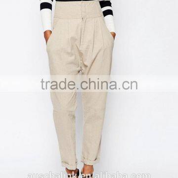 Best Selling Girls High Waist Harem Trousers Low Price photo-2