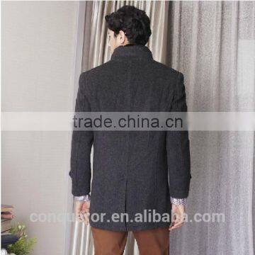 Fashion Wool Autumn Men Overcoat BCL017 photo-3