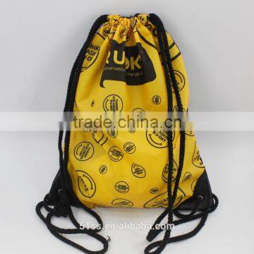 Top quality 190T drawstring shoulder sport bag