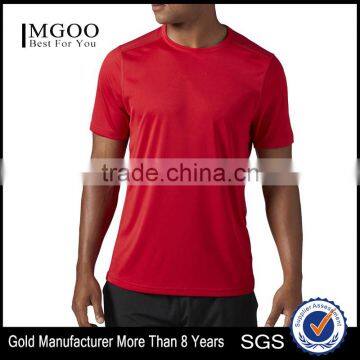 Customize Workout Clothes Activewear Athletes Trim Cut Tee Breathes Fresh Sport Top for Man Polyester Mesh Panels Cool Gymwear