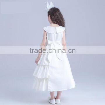 2017 Children Dress Embroidery Design Child Long Wedding Dress photo-2