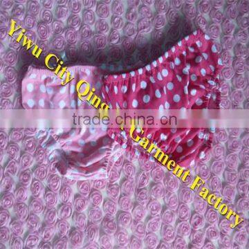 Casual Design Baby Girls&infant Diaper Cover Cotton Dots Easy Design Child Diaper Cover