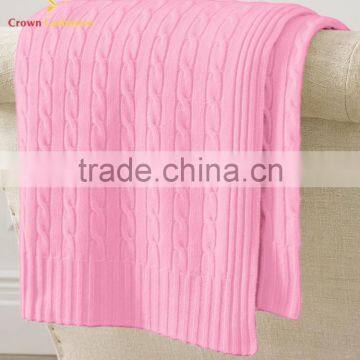 New Style Kids Bright Colors Warm Cable Throw Blankets photo-2