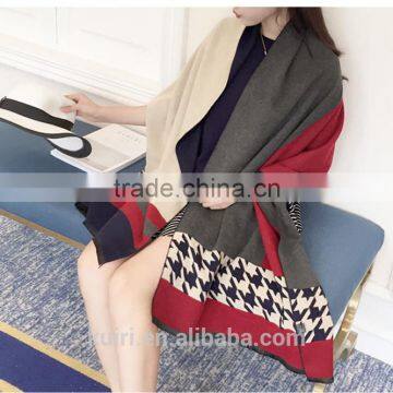 Winter ImitatiOn Cashmere Shawl Fashion Star With The Scarves Long Thermal Print Women Muffler Women Neckerchief photo-4