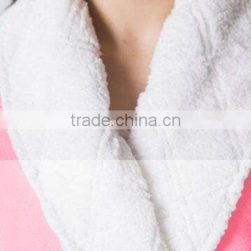 Pretty Girl New Design Coral Fleece Bathrobe photo-4