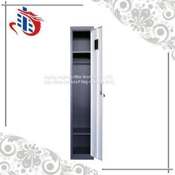 China Factory Metal 1 Door File Storage Cabinets Dress Single Door Steel Clothes Locker photo-3