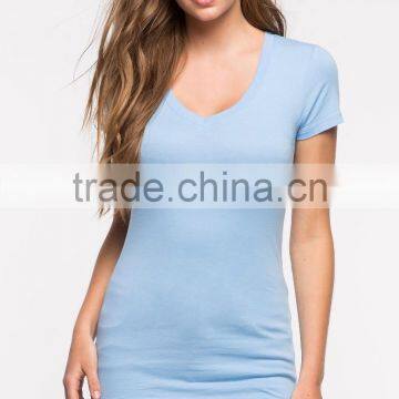 Custom Slim Fit Short Sleeve t Shirt Design Women Black T-shirt Wholesale photo-3