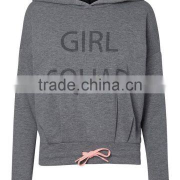 Girls Splicing Color Block Thick Warm Autumn Winter Hoodie photo-3
