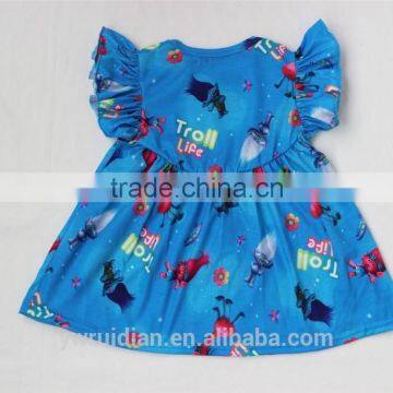 Children's Shirts & Tops 2017 New Fashion T Shirts Giggle Moon Kids Girl Flying Top photo-2