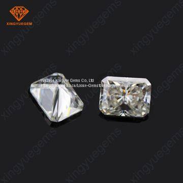 Super White 2 Carat Radiant Cut Loose Moissanite for Jewelry Diamond Making photo-2