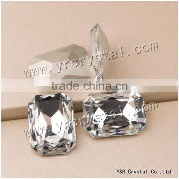 4627 Octagon Crystal 18*25mm Clear Crystal Beads In Bulk