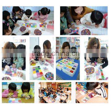 2400Pcs 24 Color Hama Beads 5MM Perler Beads DIY Creative Puzzles Tangram Jigsaw Board Educational Baby Kid Toys Gifts photo-5