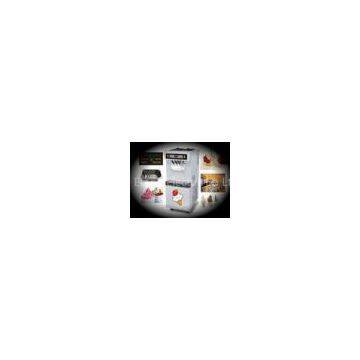 Floor Model Frozen Yogurt Making Equipment, 3 Flavors Soft Serve Ice Cream Maker With Pre-Cooling Sy