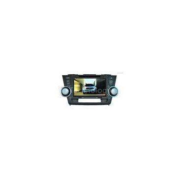 Dual Core Toyota Highlander Navigation System / 8 Inch Car DVD Player With GPS