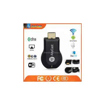 black anycast m2 plus wifi display dongle miracast