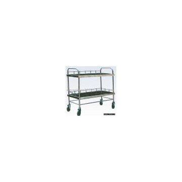 Stainless steel surgical instrument  trolley