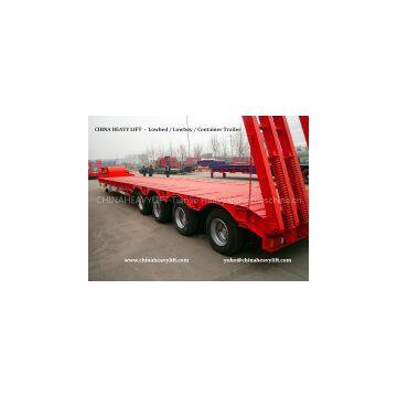 CHINA HEAVY LIFT - 150t Lowbed TrailerCHINA HEAVY LIFT - Extendable Lowbed Trailer