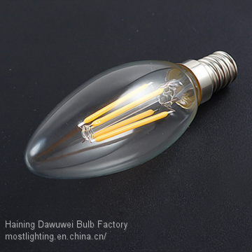 C35 E14 4W LED Candelabra Bulb LED Filament Bulb 110V-220V Dimmable Led Bulb