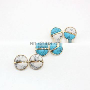 turquoise stud earrings