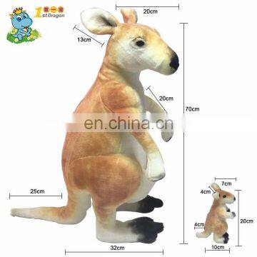 Wholesale new design realike stuffed and soft kangaroo gift toy for kids