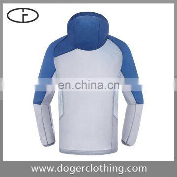 One Touch Express Manufacturer Color Long Sleeve Hooded Casual Jacket Men photo-2