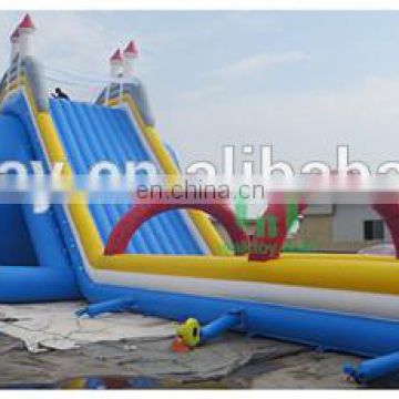 HI 2017safe water slide inflatable ,outdoor water slide ,huge inflatable water slide with goog quality for sale