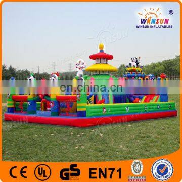 2017 latest inflatable amusement park,inflatable indoor playground,inflatable fun city